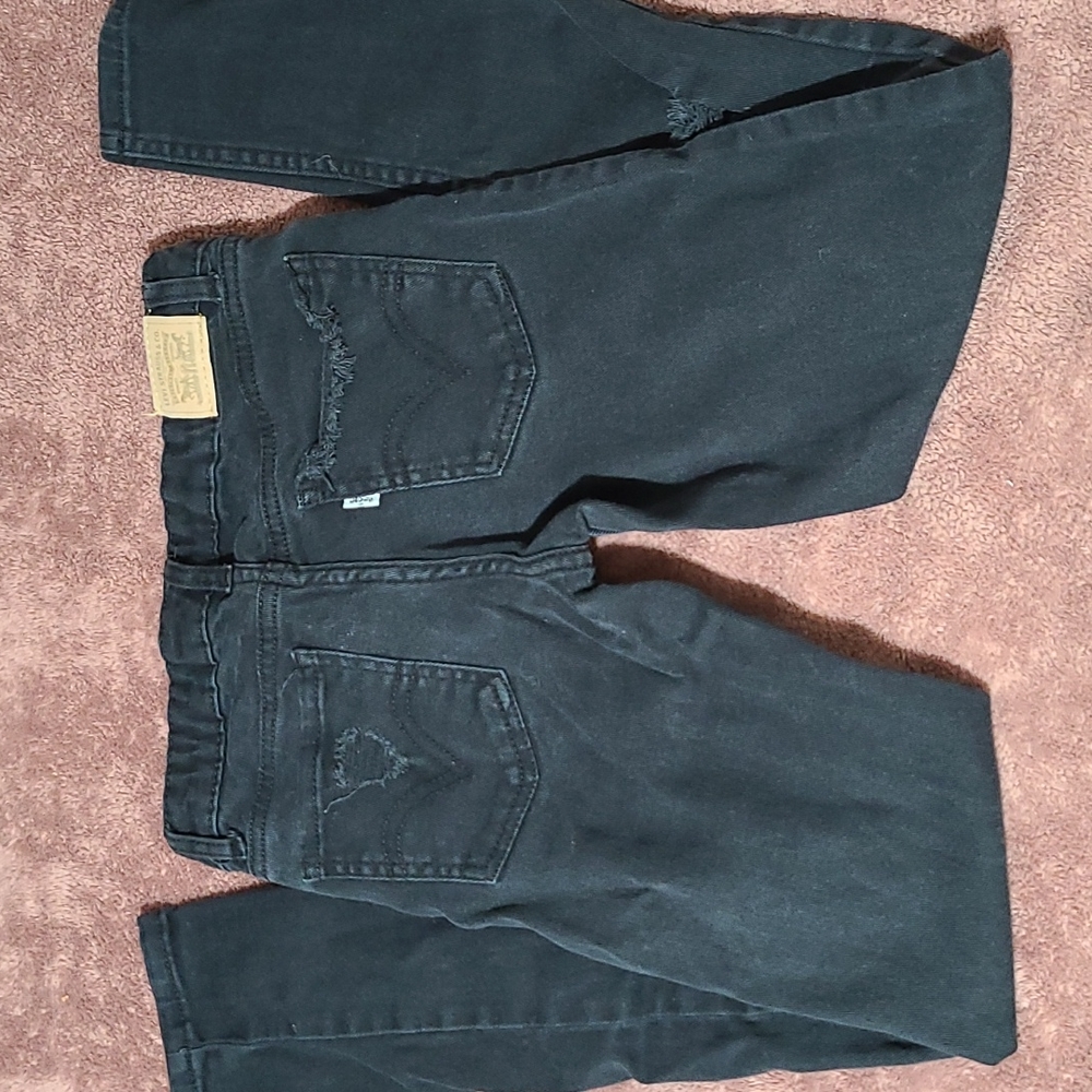 Distressed super skinny Levi's